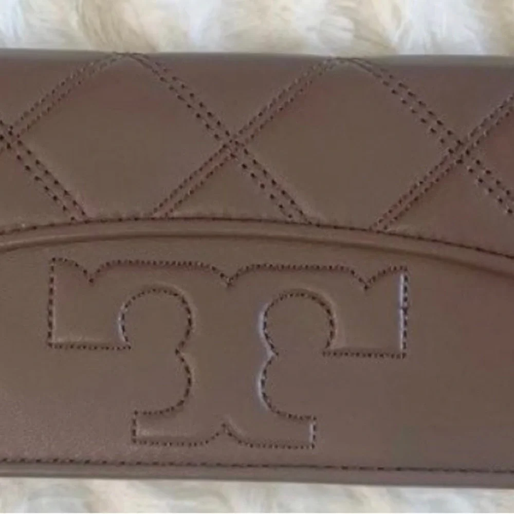 Biege Tory Burch Savannah Top Handle Satchel Set - Picture 8 of 12